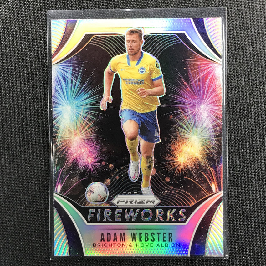 2020-21 Prizm Epl Adam Webster Fireworks Silver Prizm No 12
