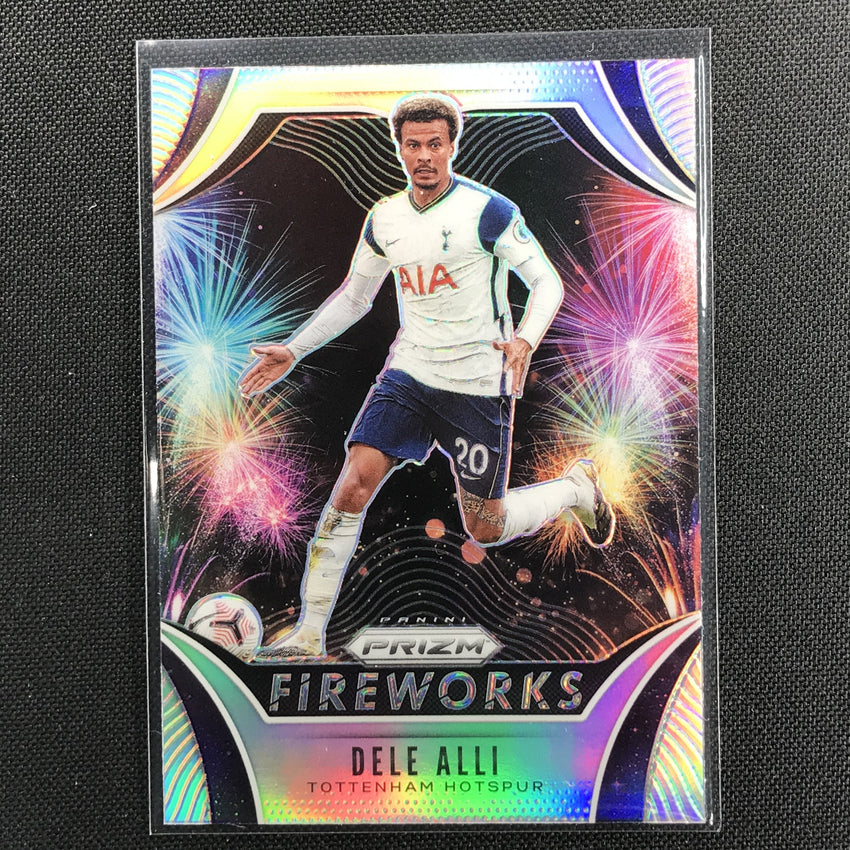 2020-21 Prizm Epl Dele Alli Fireworks Silver Prizm No 26