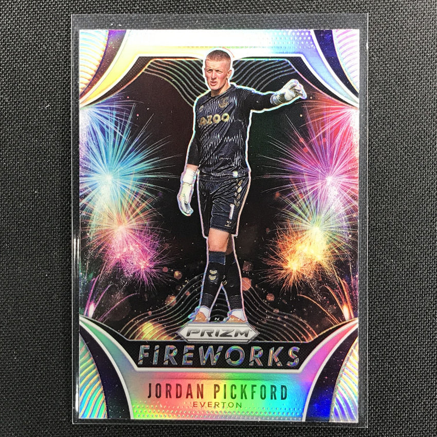 2020-21 Prizm Epl Jordan Pickford Fireworks Silver Prizm No 30