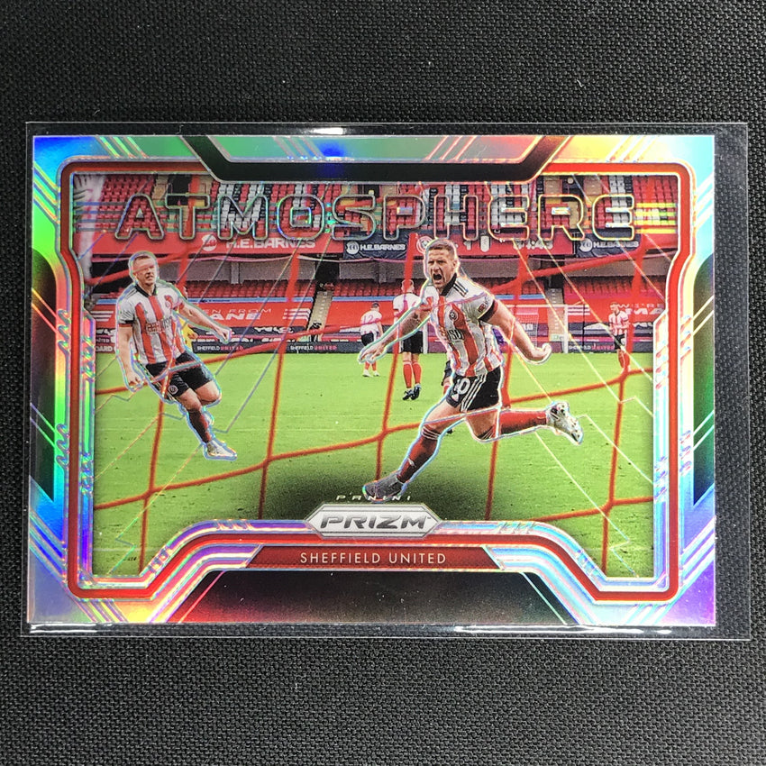 2020-21 Prizm Epl Sheffield United Atmosphere Silver Prizm No 2