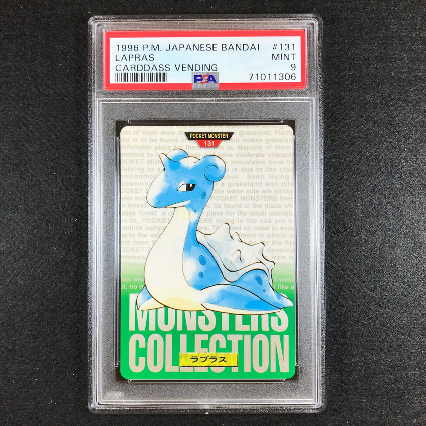 Lapras - #131 - 1996 Japanese Bandai Green Carddass Vending 306
