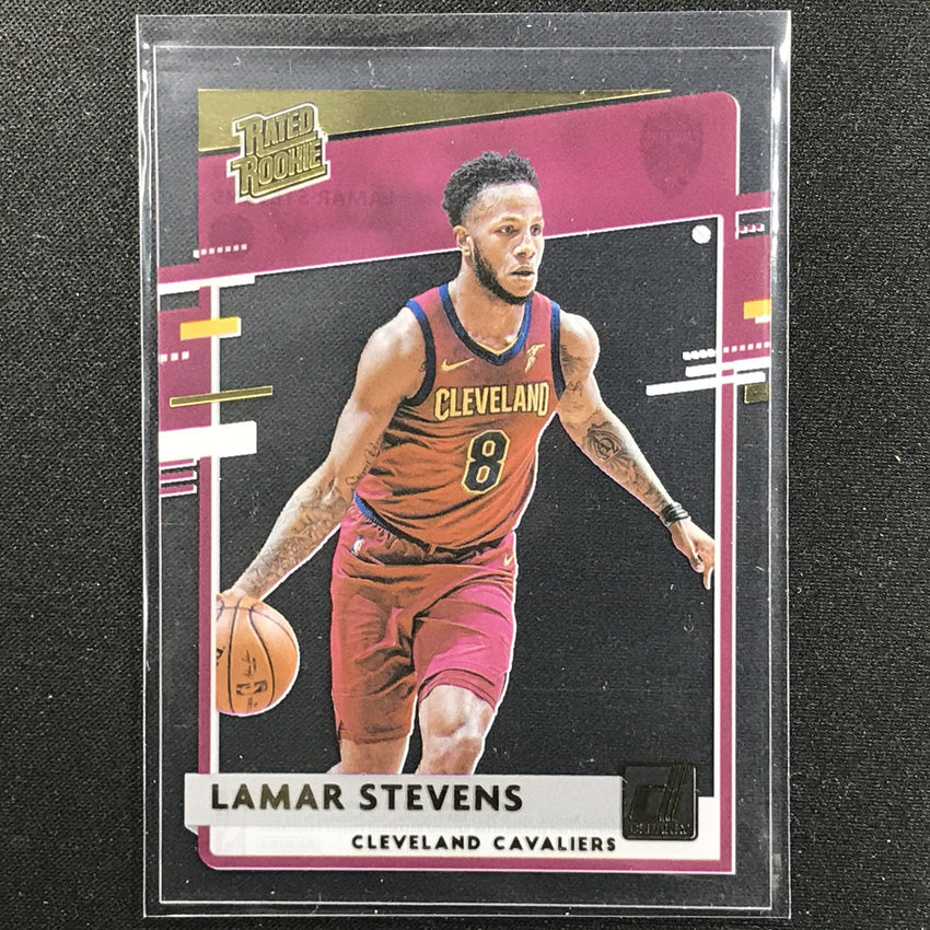 2020-21 Clearly Donruss LAMAR STEVENS Rated Rookie Gold #55