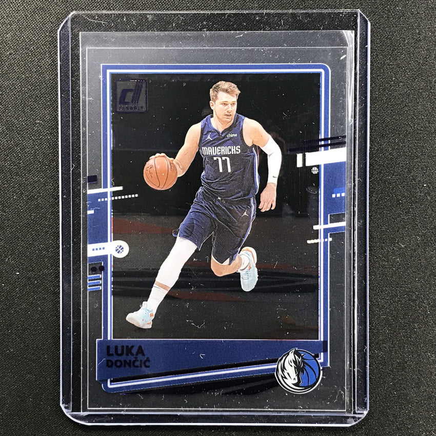 2020-21 Clearly Donruss Luka Doncic Base Purple No 40