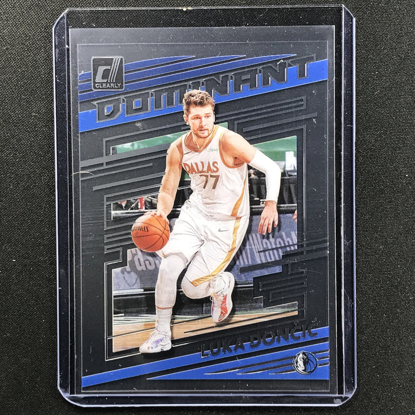 2020-21 Clearly Donruss Luka Doncic Dominant No 2
