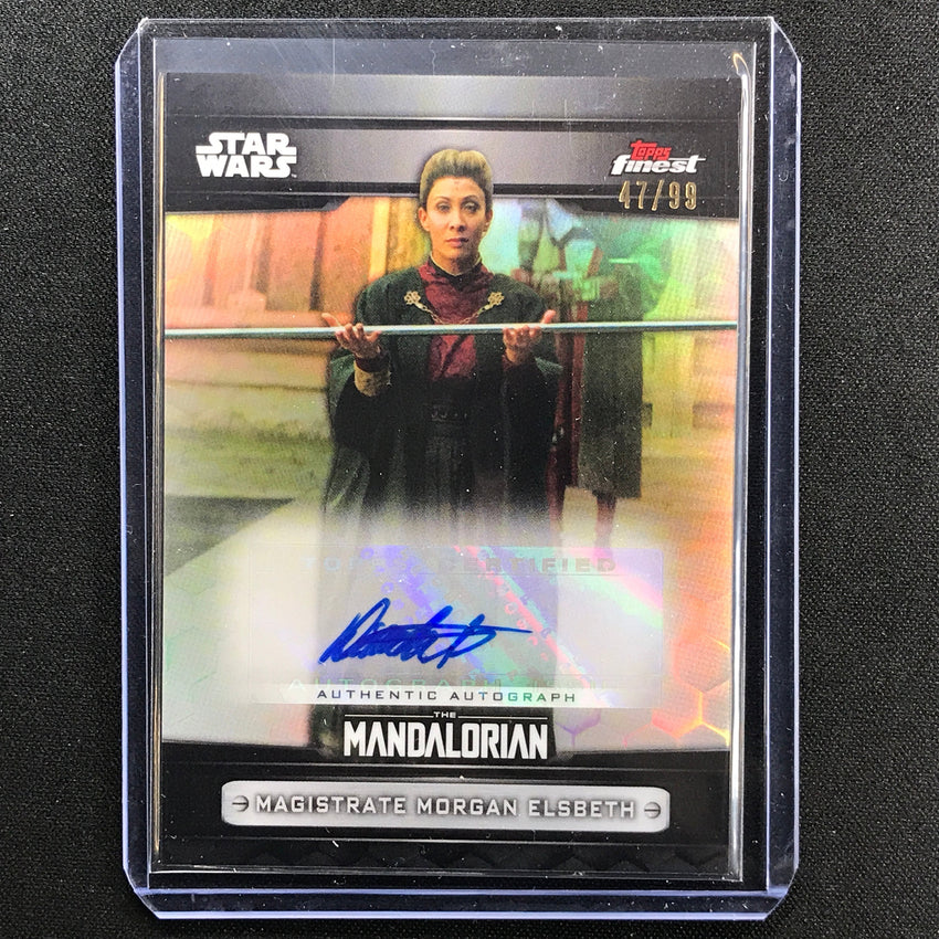 2022 Topps Finest Star Wars Diana Lee Inosanto As Morgan Elsbeth Auto 47/99