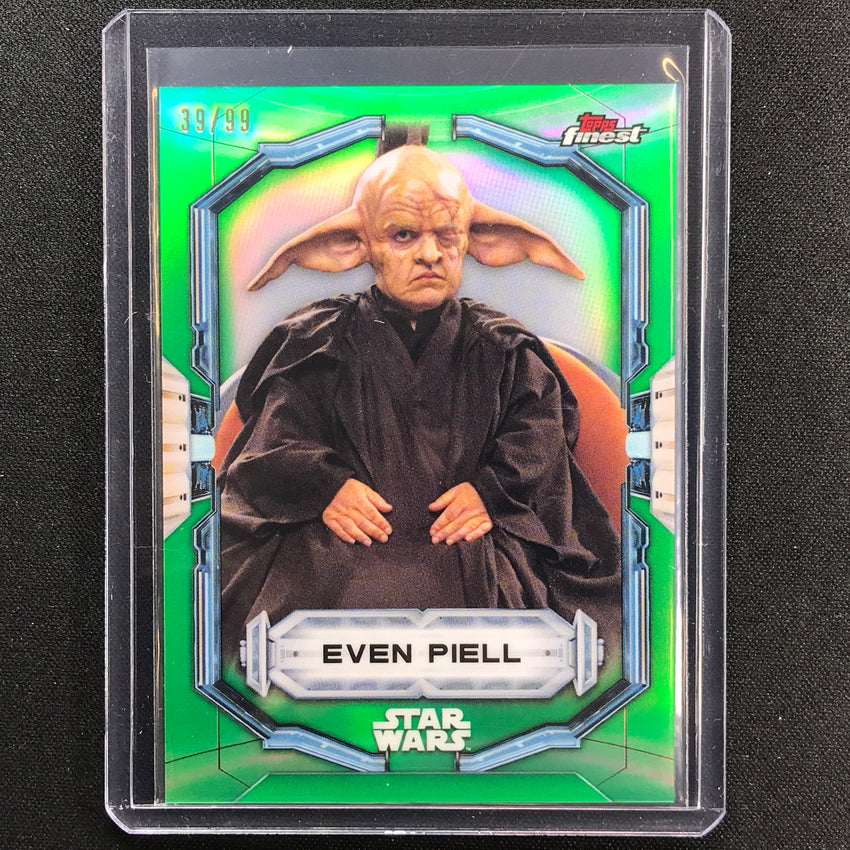 2022 Topps Finest Star Wars Even Piell Green 39/99