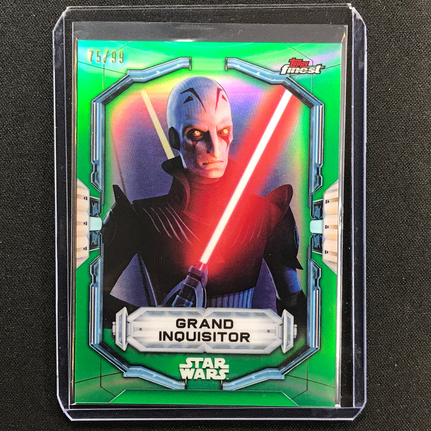2022 Topps Finest Star Wars Grand Inquisitor Green 75/99