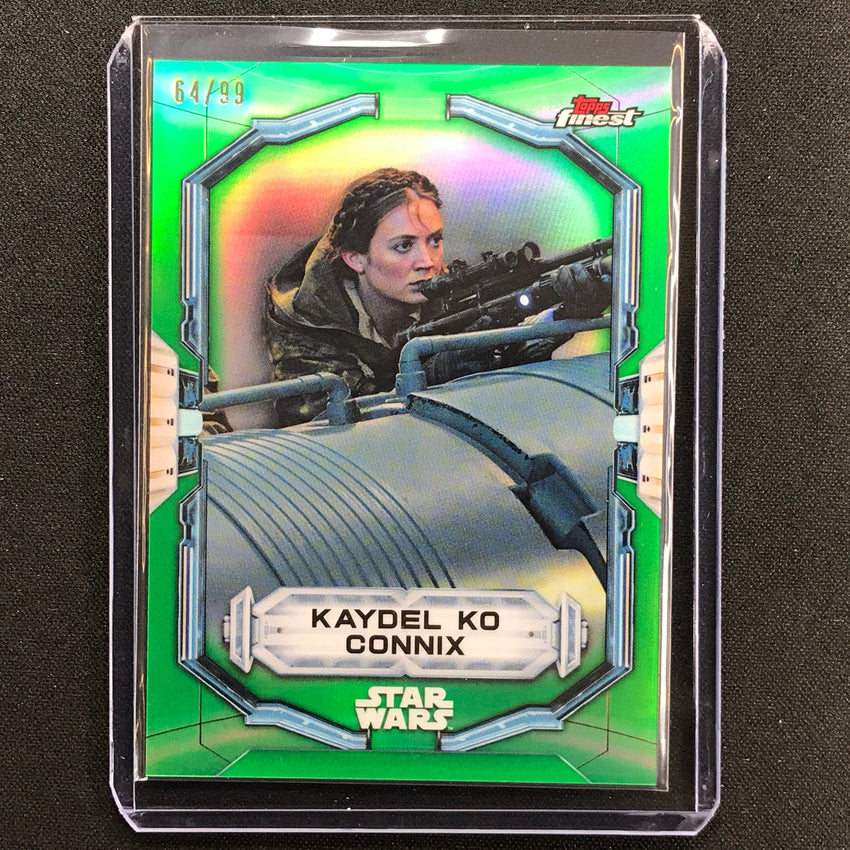 2022 Topps Finest Star Wars Kaydel Ko Connix Green 64/99