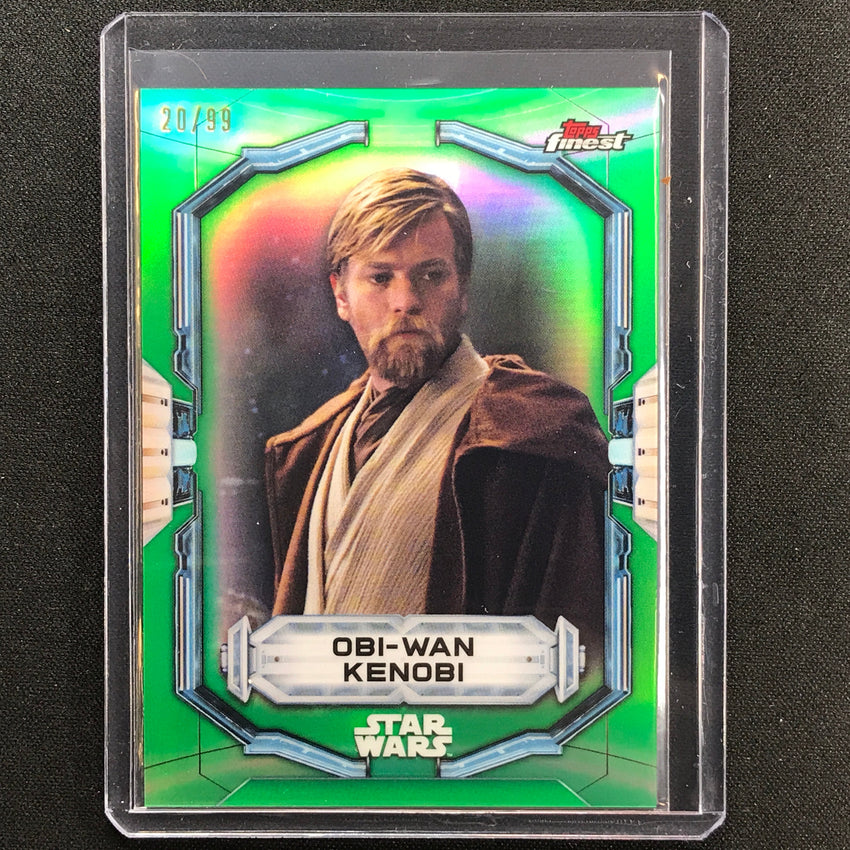 2022 Topps Finest Star Wars Obi-wan Kenobi Green 20/99