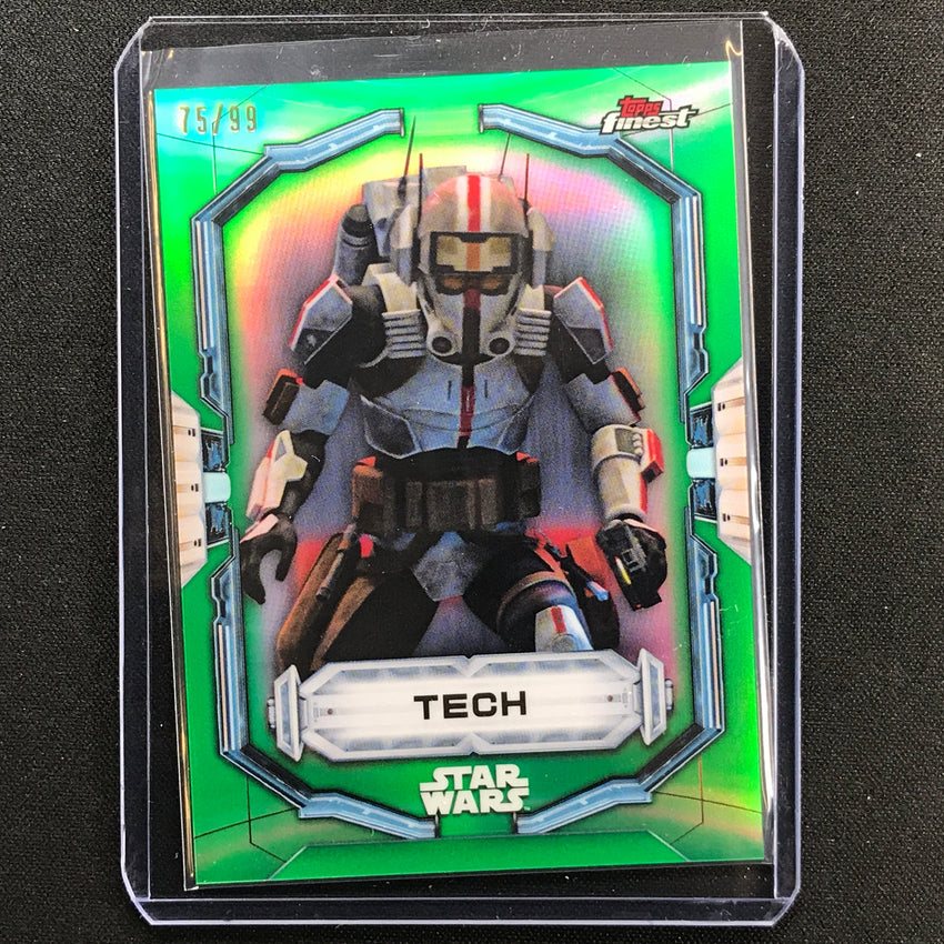 2022 Topps Finest Star Wars Tech Green 75/99
