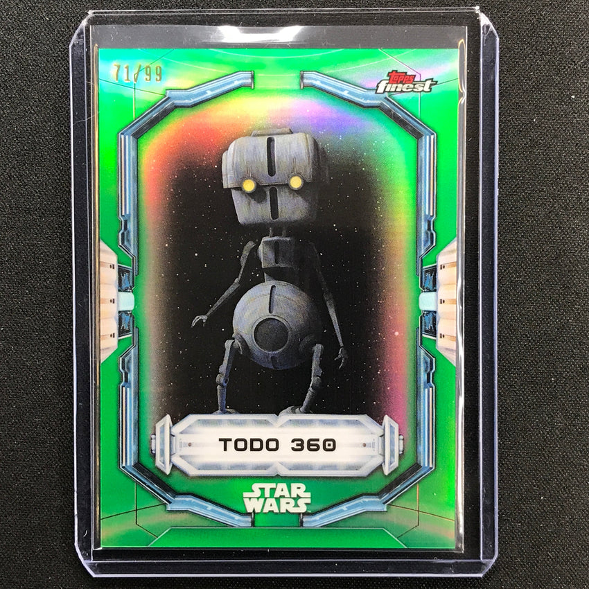 2022 Topps Finest Star Wars Todo 360 Green 71/99