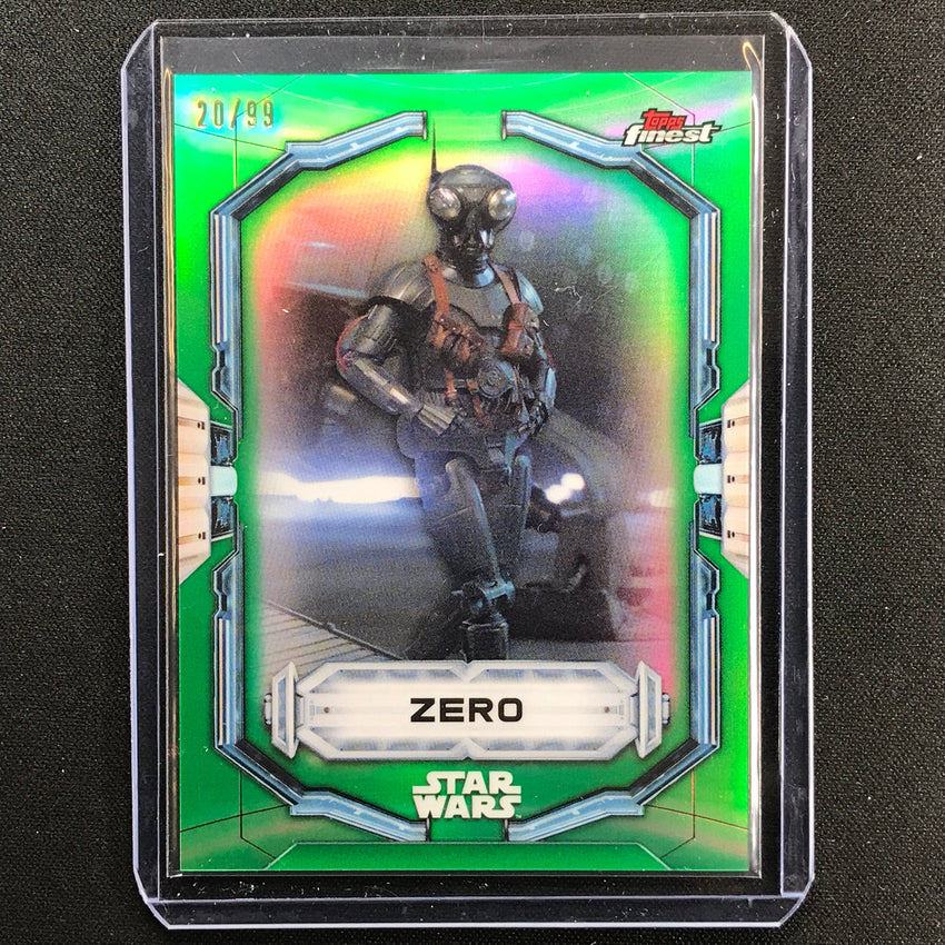 2022 Topps Finest Star Wars Zero Green 20/99