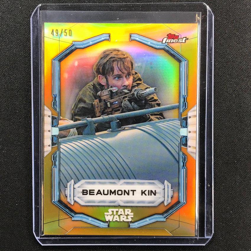 2022 Topps Finest Star Wars Beaumont Kin Gold 49/50