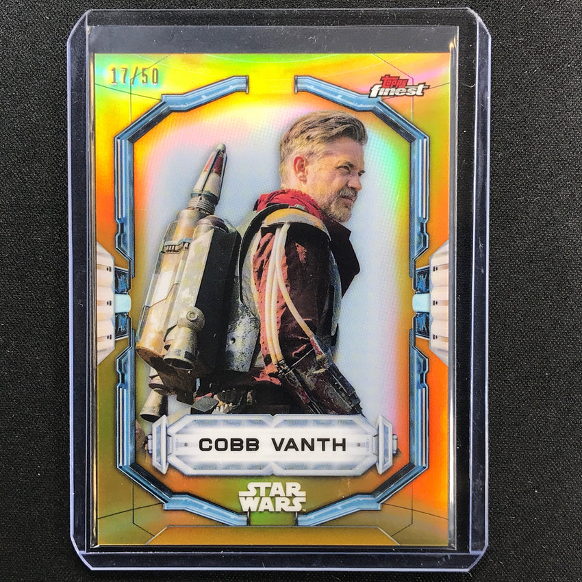 2022 Topps Finest Star Wars Cobb Vanth Gold 17/50