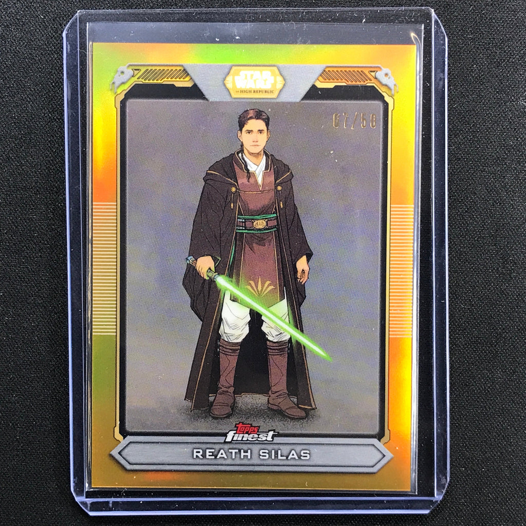 2022 Topps Finest Star Wars REATH SILAS High Republic Concept Art Gold