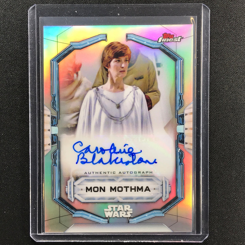 2022 Topps Finest Star Wars Caroline Blakiston As Mon Mothma Auto No Cb