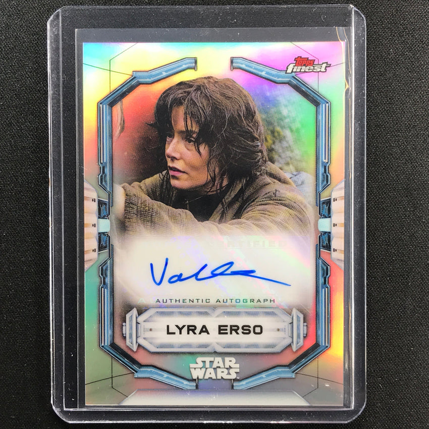 2022 Topps Finest Star Wars Valene Kane As Lyra Erso Auto No Vk A