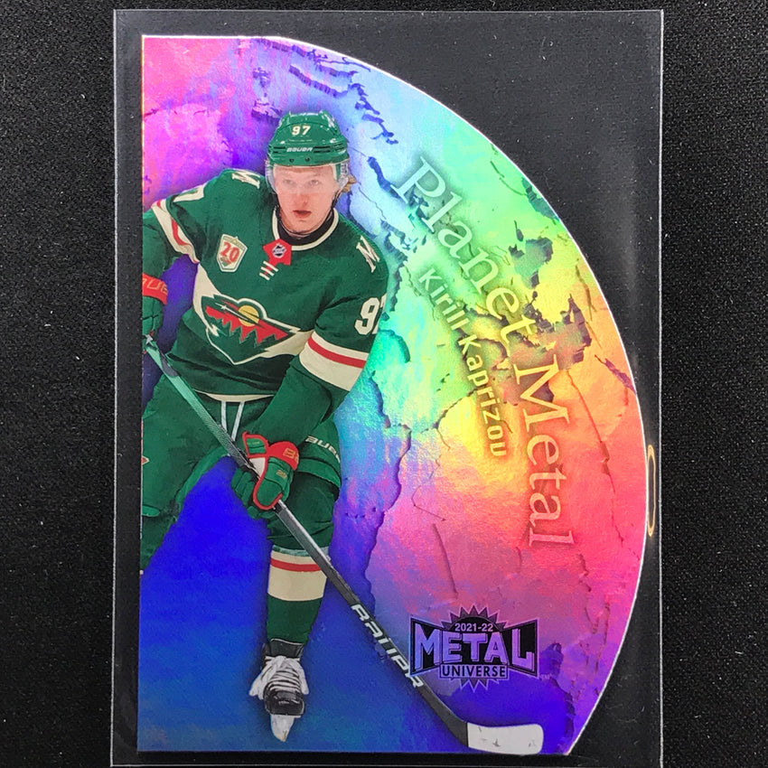 2021-22 Metal Universe NHL KIRILL KAPRIZOV Planet Metal Die-Cut Base #8