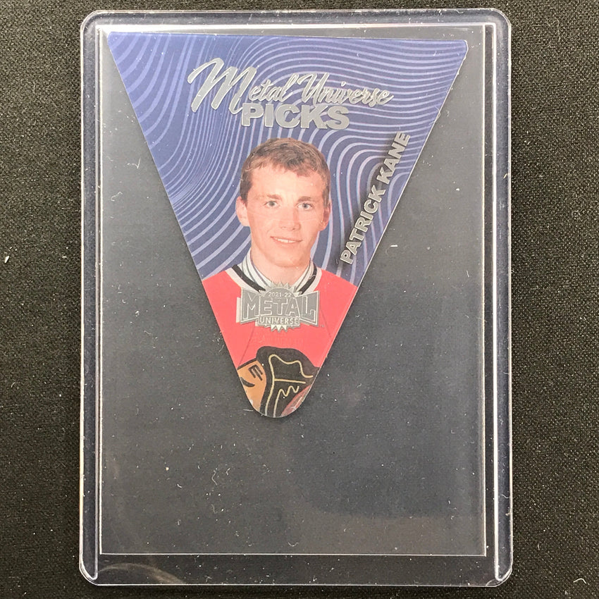 2021-22 Metal Universe Nhl Patrick Kane Metal Picks Acetate Die-cut Base No 2