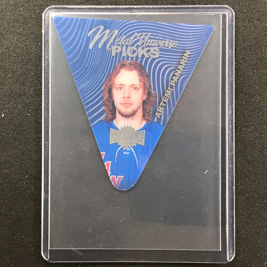 2021-22 Metal Universe NHL ARTEMI PANARIN Metal Picks Acetate Die-Cut Base #6