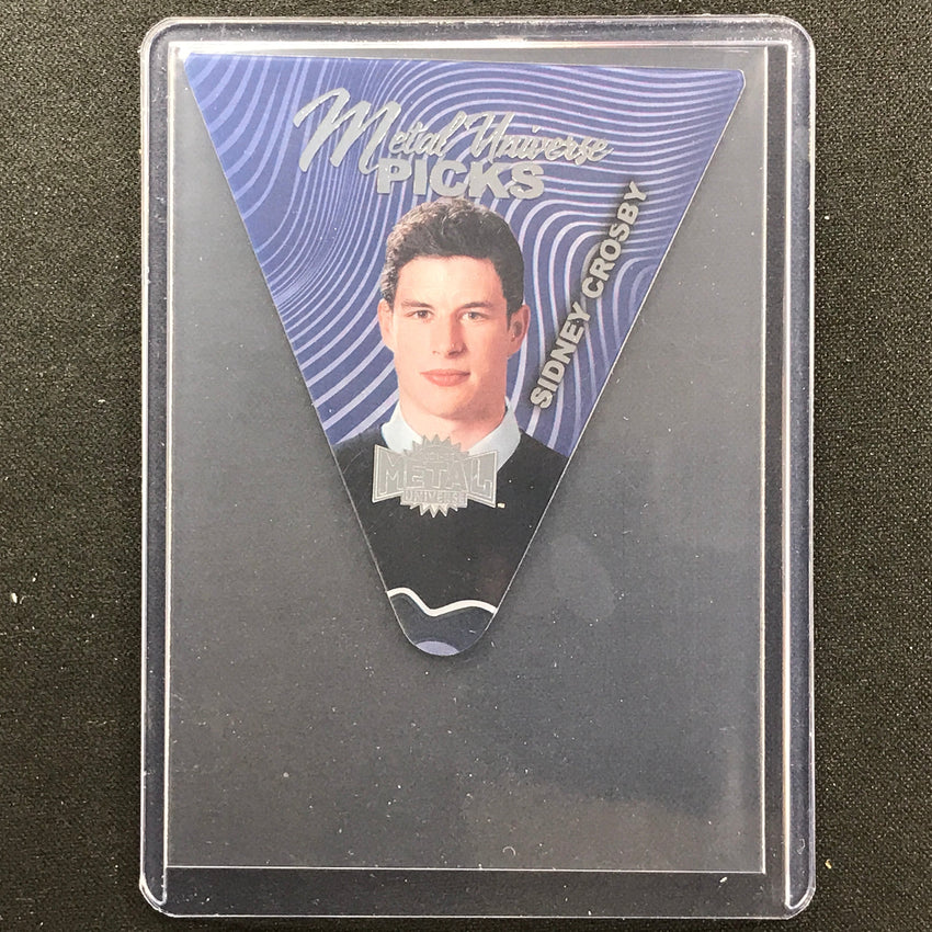 2021-22 Metal Universe Nhl Sidney Crosby Metal Picks Acetate Die-cut Base No 20