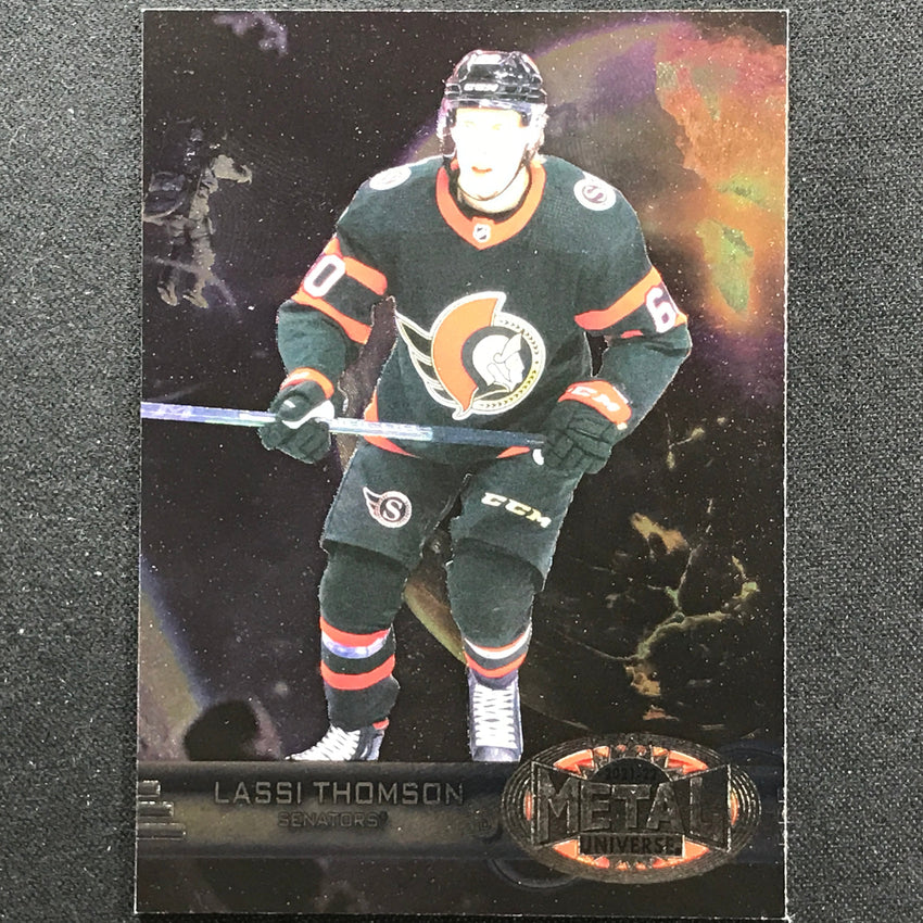 2021-22 Metal Universe NHL LASSI THOMSON 1997-98 Retro Rookie Base #44
