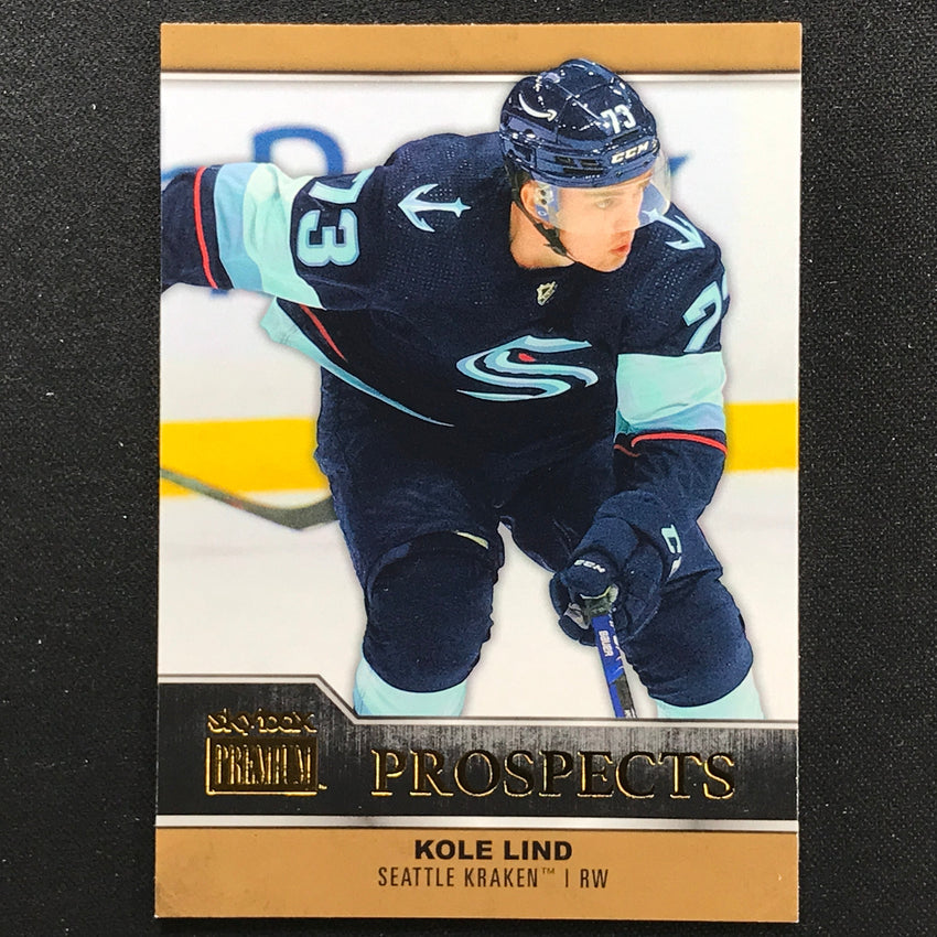 2021-22 Metal Universe NHL KOLE LIND Skybox Premium Prospects Base #42