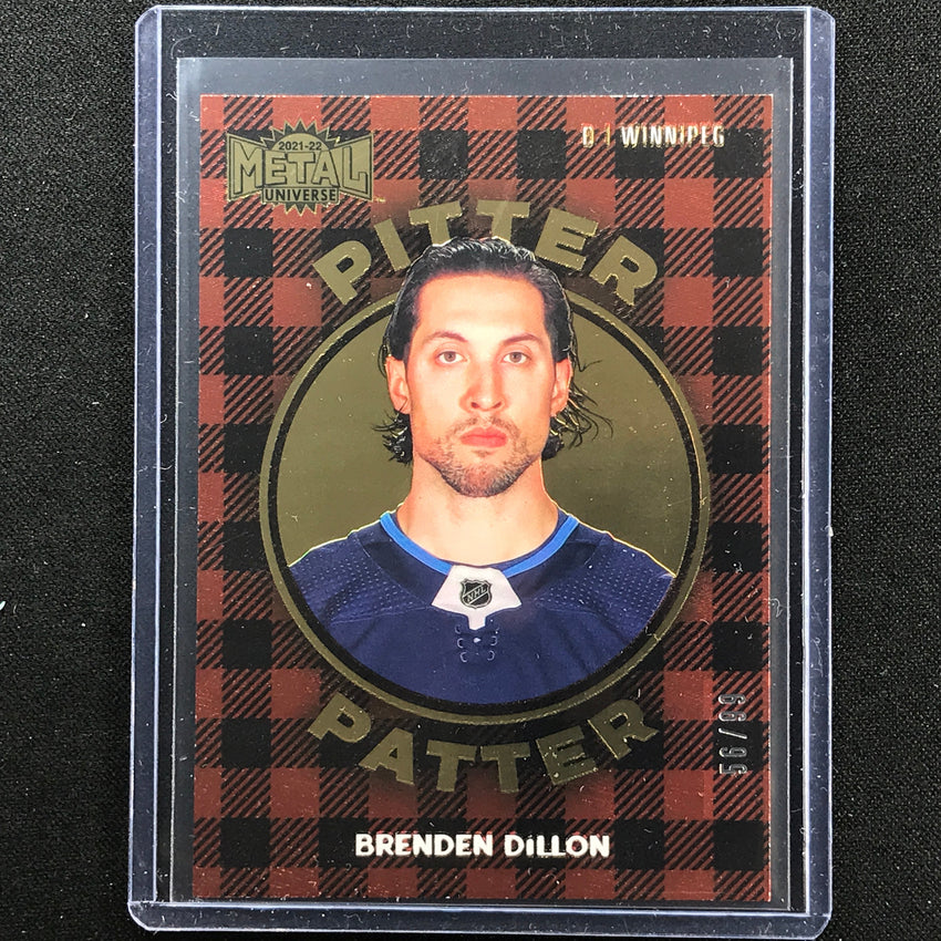 2021-22 Metal Universe Nhl Brenden Dillon Pitter Patter Gold 56/99