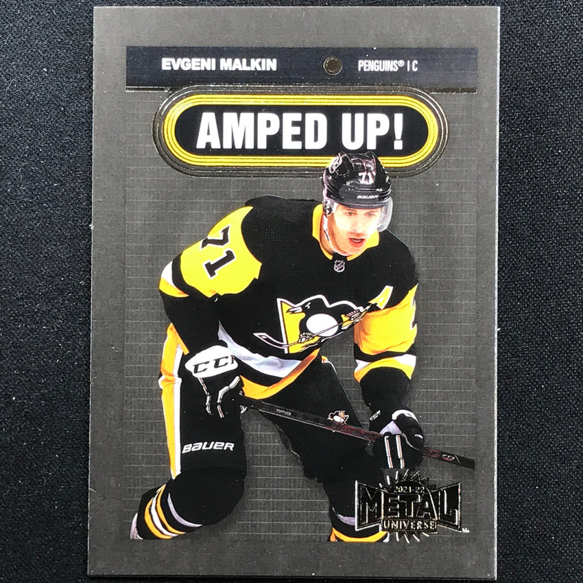 2021-22 Metal Universe Nhl Evgeni Malkin Amped Up Base No 2