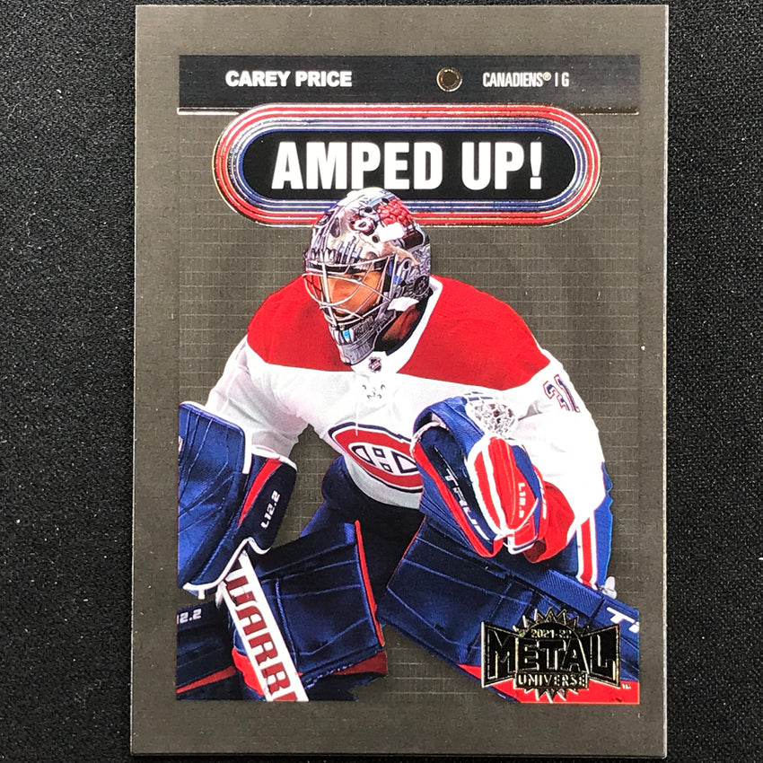 2021-22 Metal Universe Nhl Carey Price Amped Up Base No 5