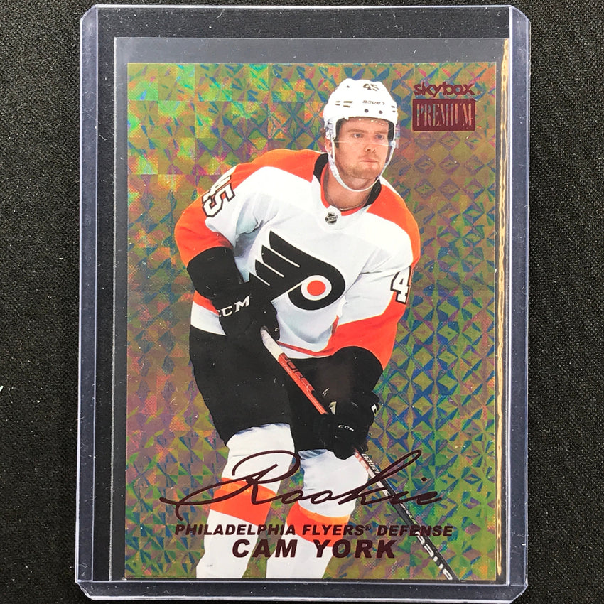 2021-22 Metal Universe Nhl Cam York Skybox Premium Prospects Retro Rubies 15/50