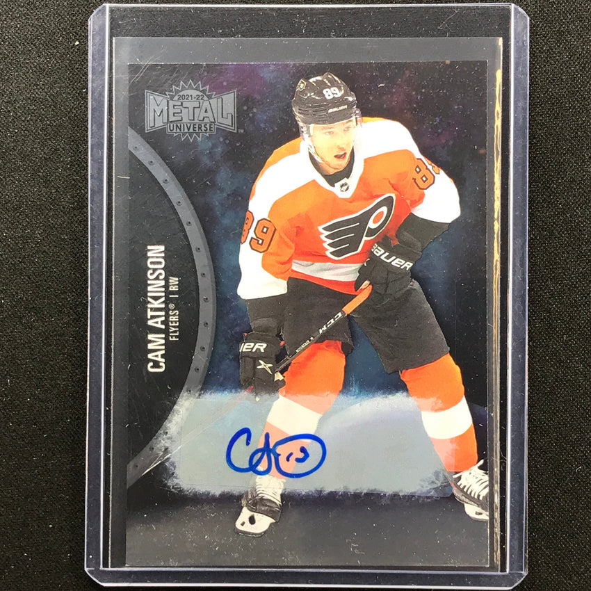 2021-22 Metal Universe NHL CAM ATKINSON Auto Base #68