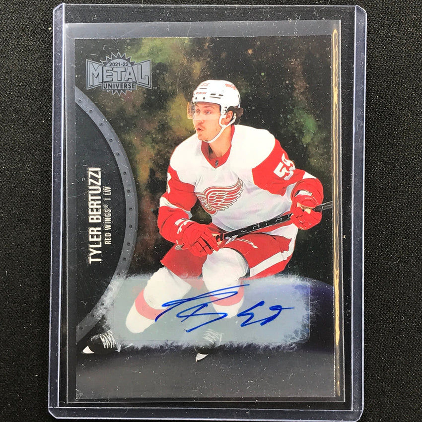 2021-22 Metal Universe Nhl Tyler Bertuzzi Auto Base No 98