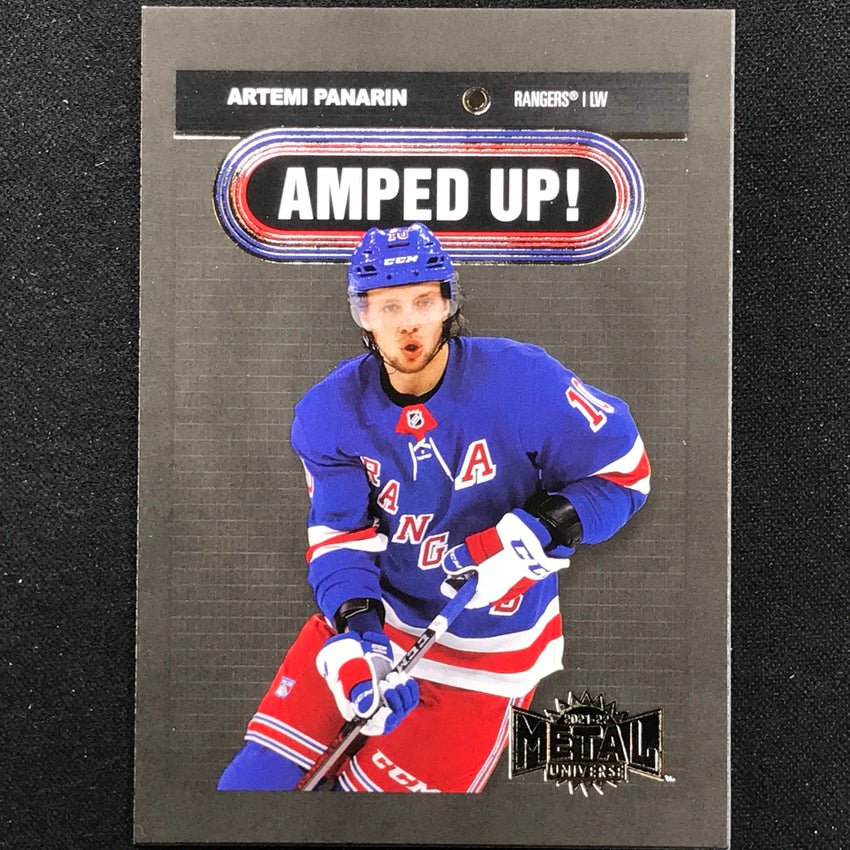 2021-22 Metal Universe Nhl Artemi Panarin Amped Up Base No 12