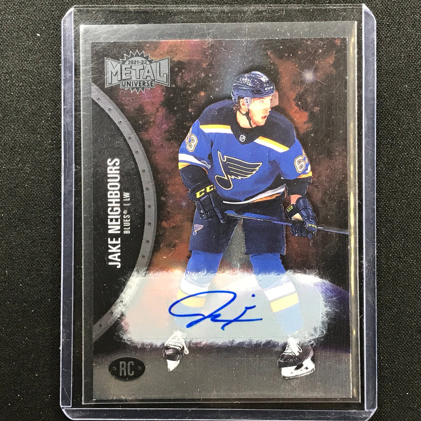 2021-22 Metal Universe Nhl Jake Neighbours Rookie Auto Base 226/399