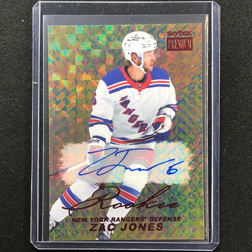 2021-22 Metal Universe NHL ZAC JONES 1998-99 Skybox Premium Rookie Auto #38