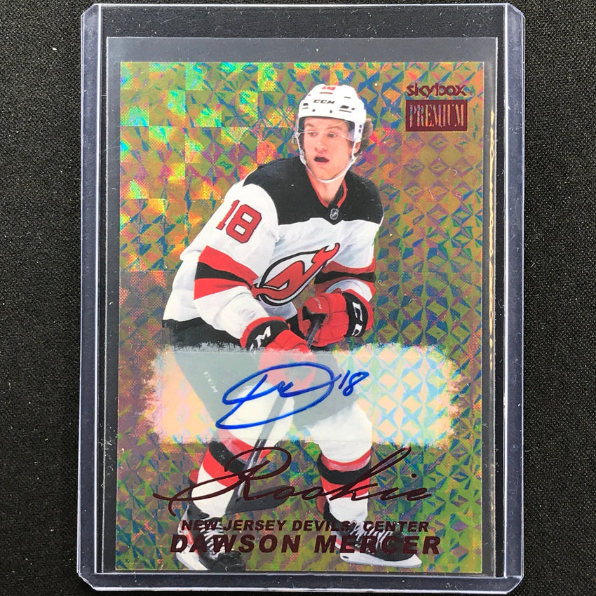 2021-22 Metal Universe Nhl Dawson Mercer 1998-99 Premium Rookie Auto Ssp No 36