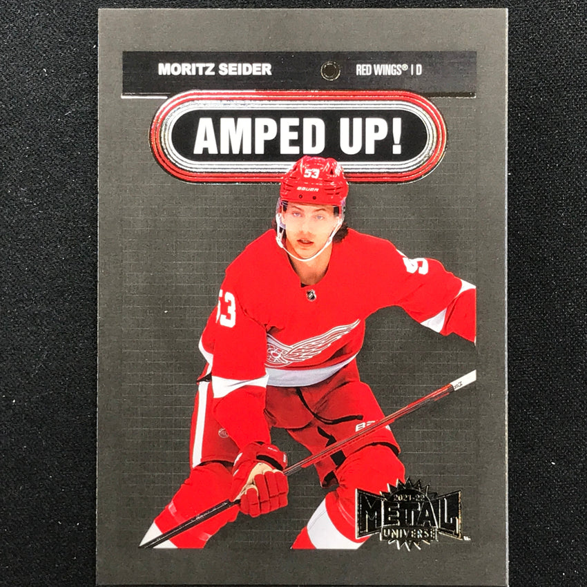 2021-22 Metal Universe Nhl Moritz Seider Amped Up Base No 17