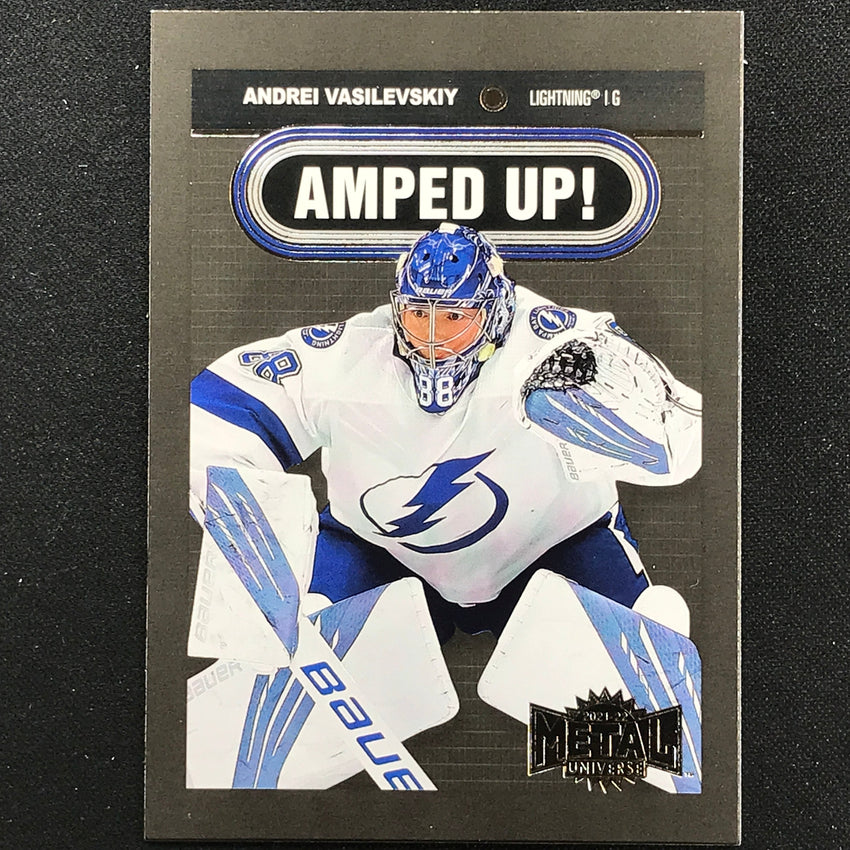 2021-22 Metal Universe Nhl Andrei Vasilevskiy Amped Up Base No 28
