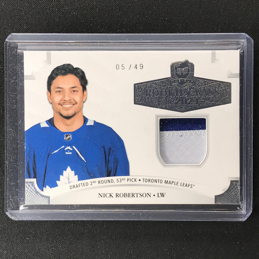 2020-21 The Cup Nhl Nick Robertson Rookie Class Of 2021 Patch 5/49