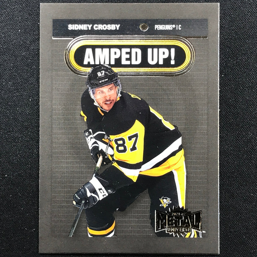 2021-22 Metal Universe Nhl Sidney Crosby Amped Up Base No 30
