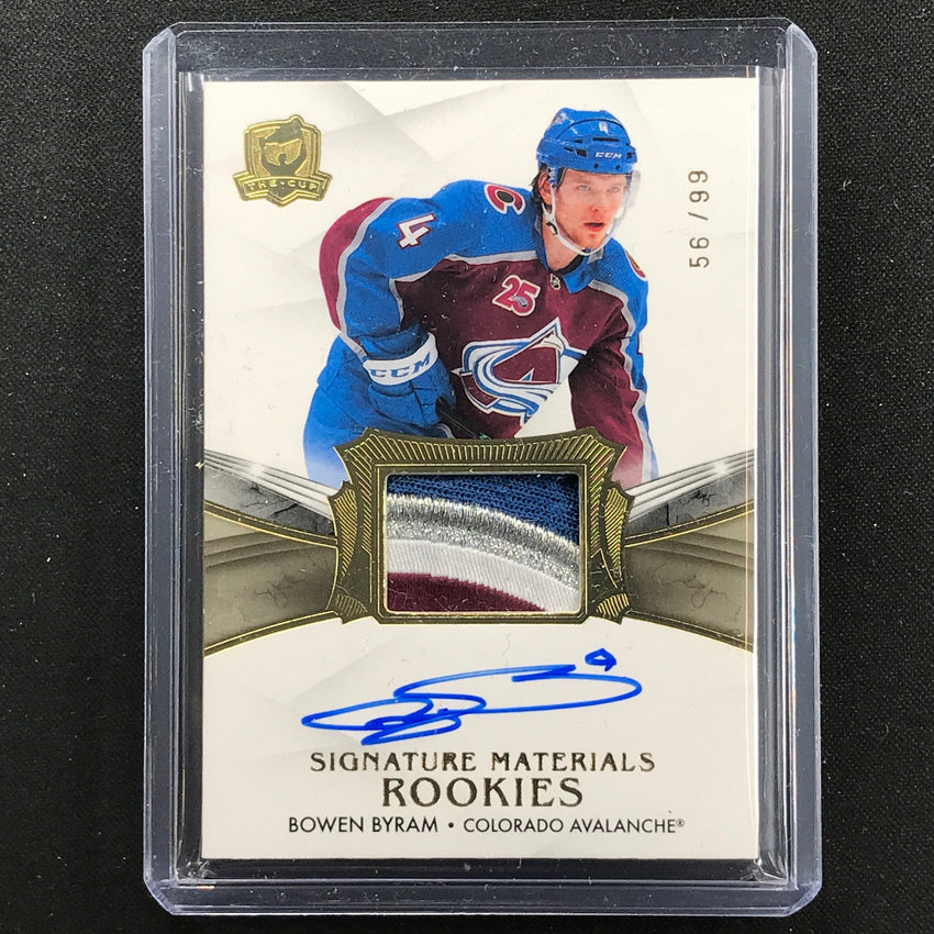 2020-21 The Cup Nhl Bowen Byram Signature Materials Rookies Patch Auto 56/99