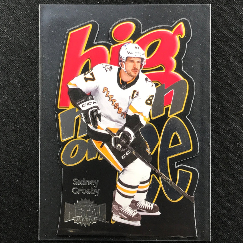 2021-22 Metal Universe Nhl Sidney Crosby Big Man On Ice Die-cut Base No 1
