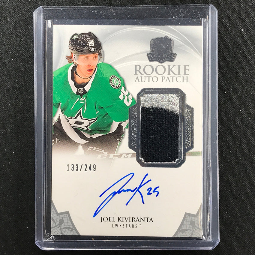 2020-21 The Cup Nhl Joel Kiviranta Rookie Auto Patch Silver 133/249