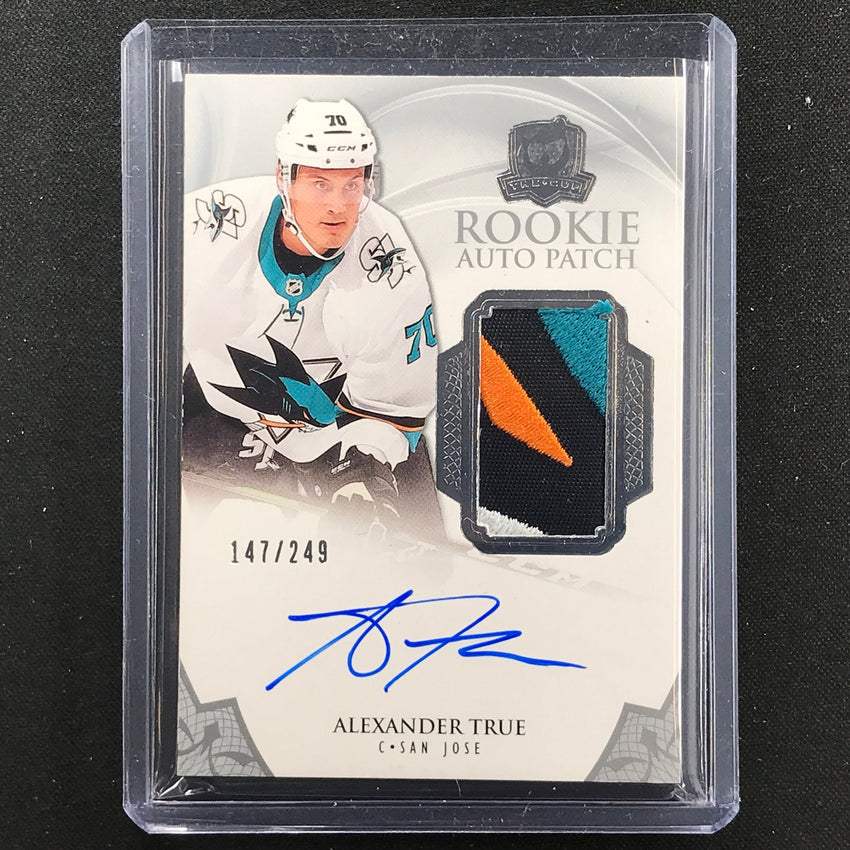 2020-21 The Cup Nhl Alexander True Rookie Auto Patch Silver 147/249