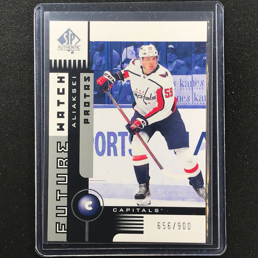 2021-22 Sp Authentic Nhl Aliaksei Protas 2001-02 Retro Future Watch /900