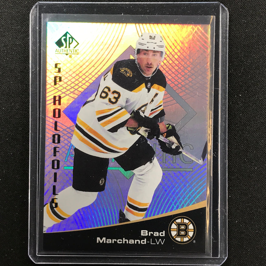 2021-22 Sp Authentic Nhl Brad Marchand Sp Holofoils Ssp No 6