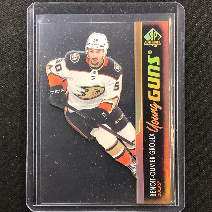 2021-22 Sp Authentic Nhl Benoit-olivier Groulx Young Guns Acetate No 478
