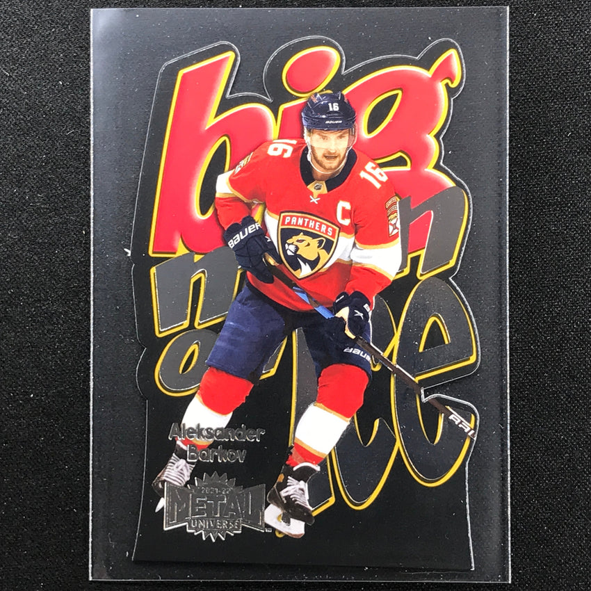2021-22 Metal Universe NHL ALEKSANDER BARKOV Big Man on Ice Die-Cut Base #2