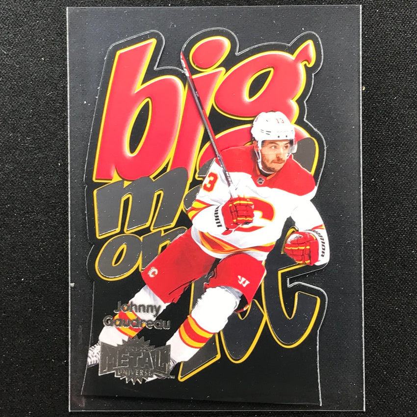 2021-22 Metal Universe NHL JOHNNY GAUDREAU Big Man on Ice Die-Cut Base #6